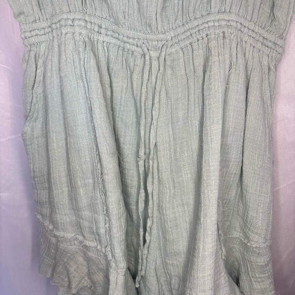 FP Movement by Free People Mint Ruffle Shorts Romper #136 - Picture 10 of 10